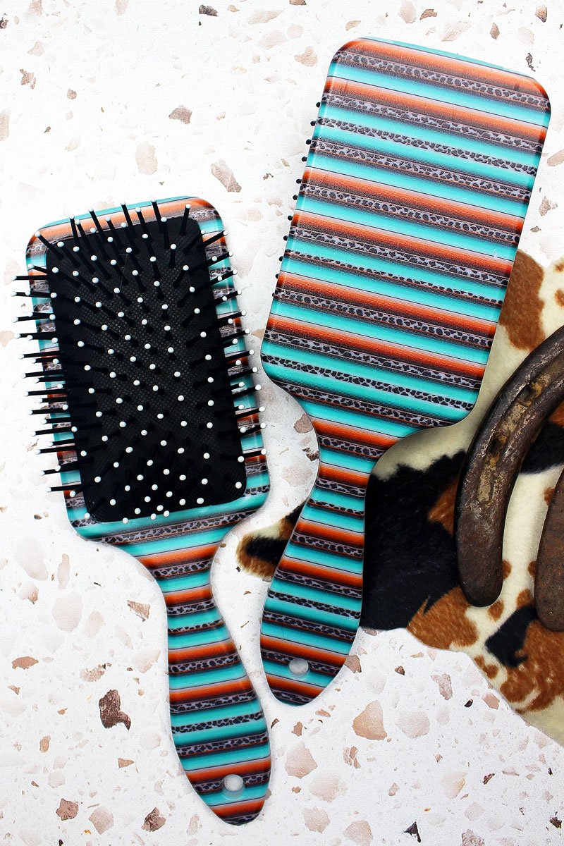 Serape + Leopard Hair Brush
