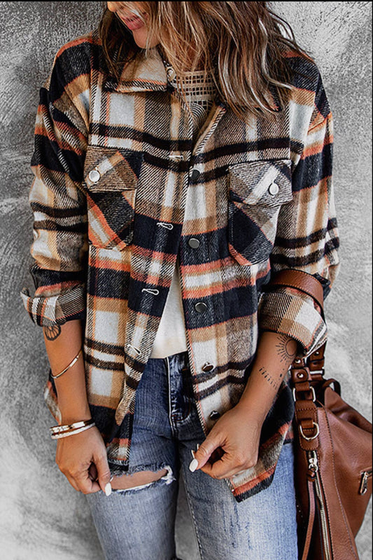 Fall Frenzy Flannel Shacket