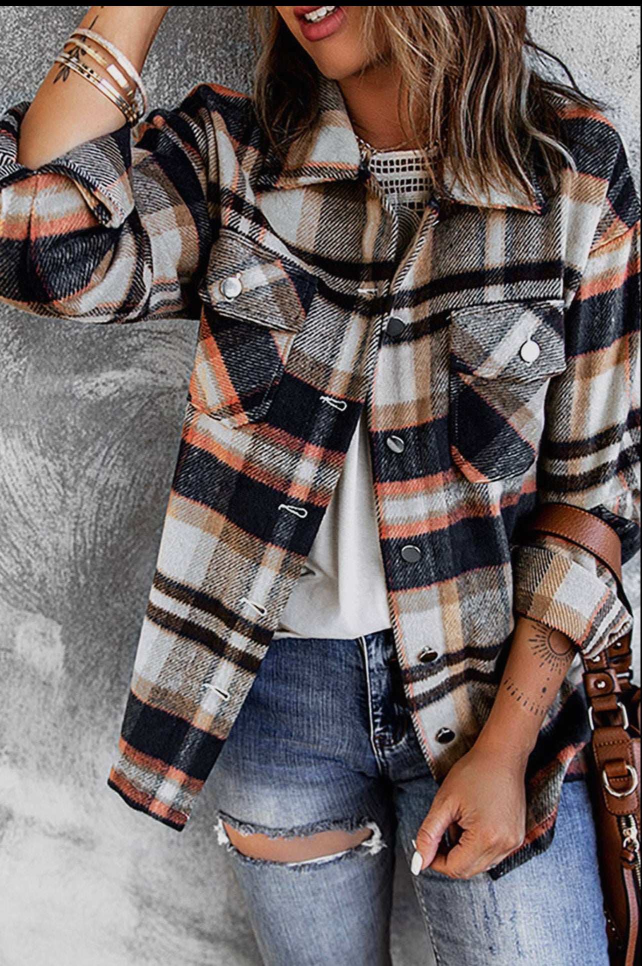Fall Frenzy Flannel Shacket
