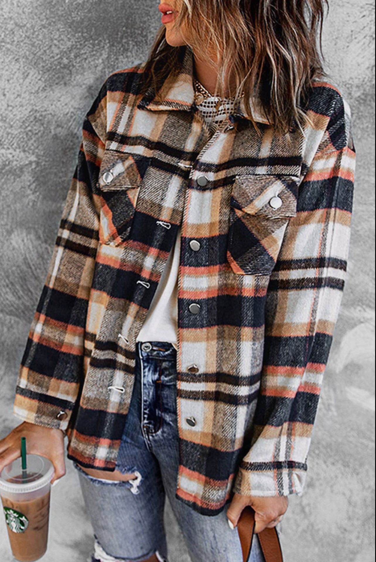 Fall Frenzy Flannel Shacket