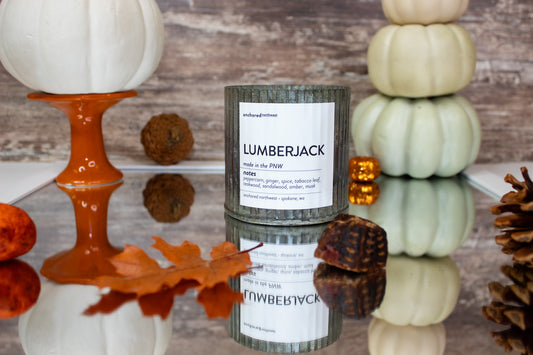 Lumberjack Wood Candle