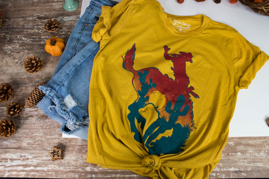 Bowie Bronc Graphic T-Shirt