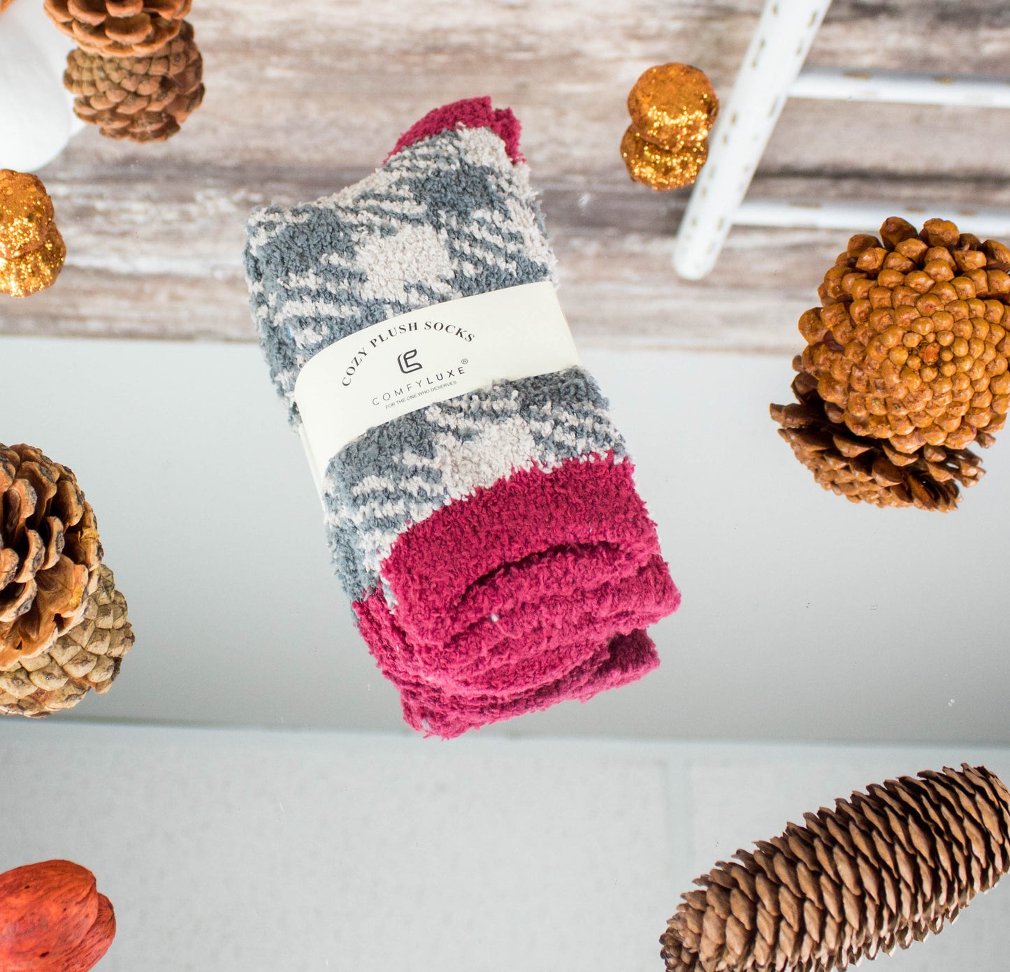 Buffalo Roam - Plaid Mini Crew Socks