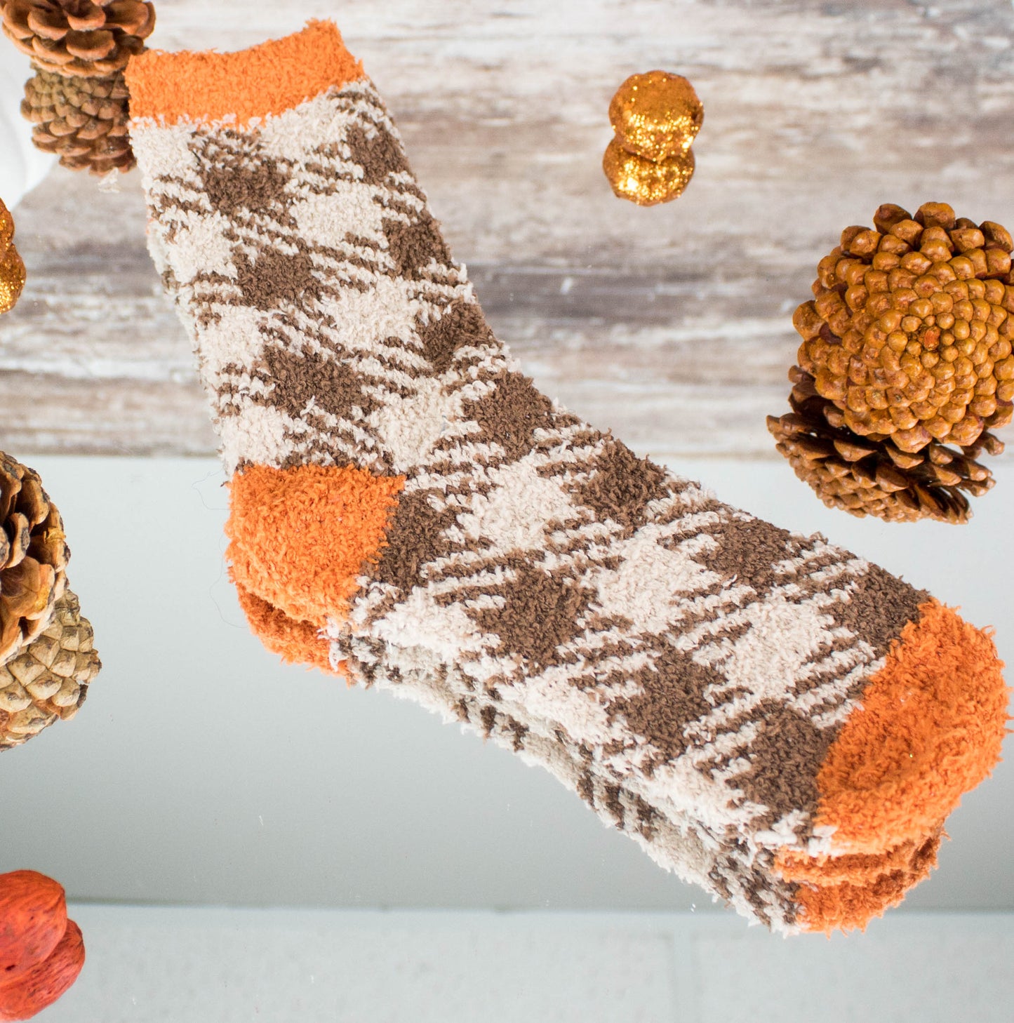 Buffalo Roam - Plaid Mini Crew Socks