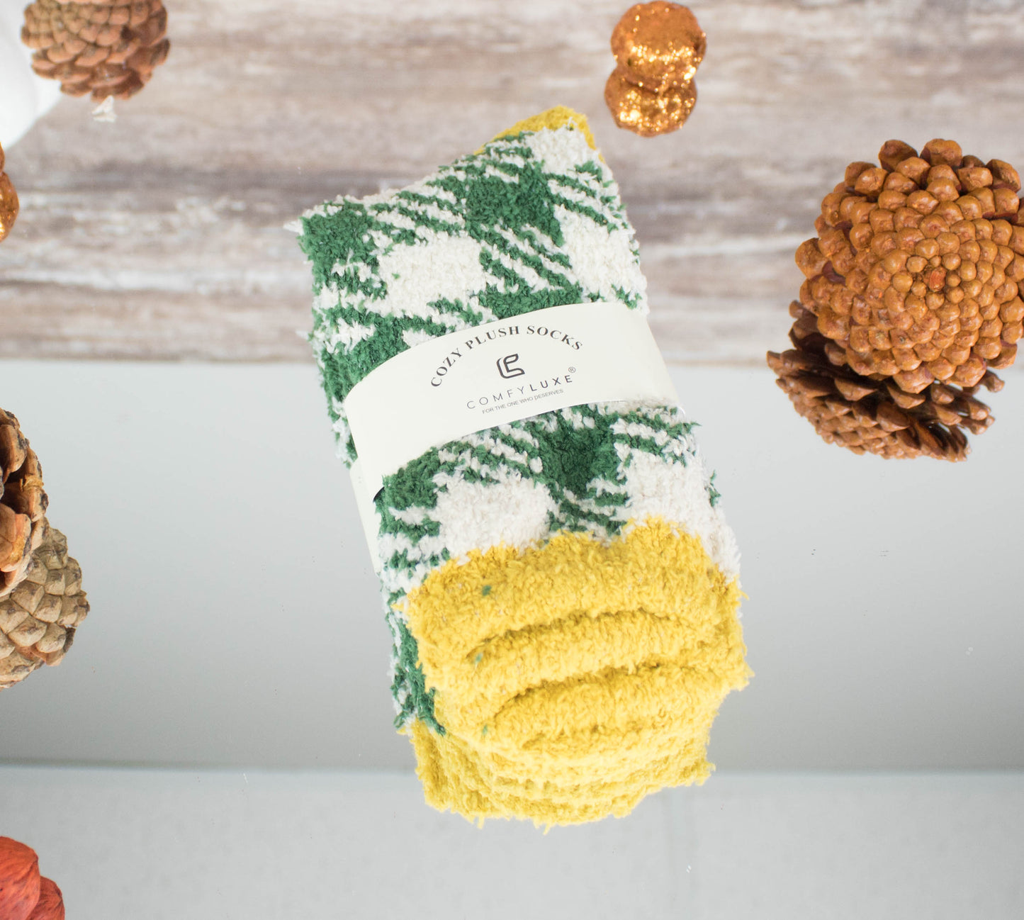Buffalo Roam - Plaid Mini Crew Socks