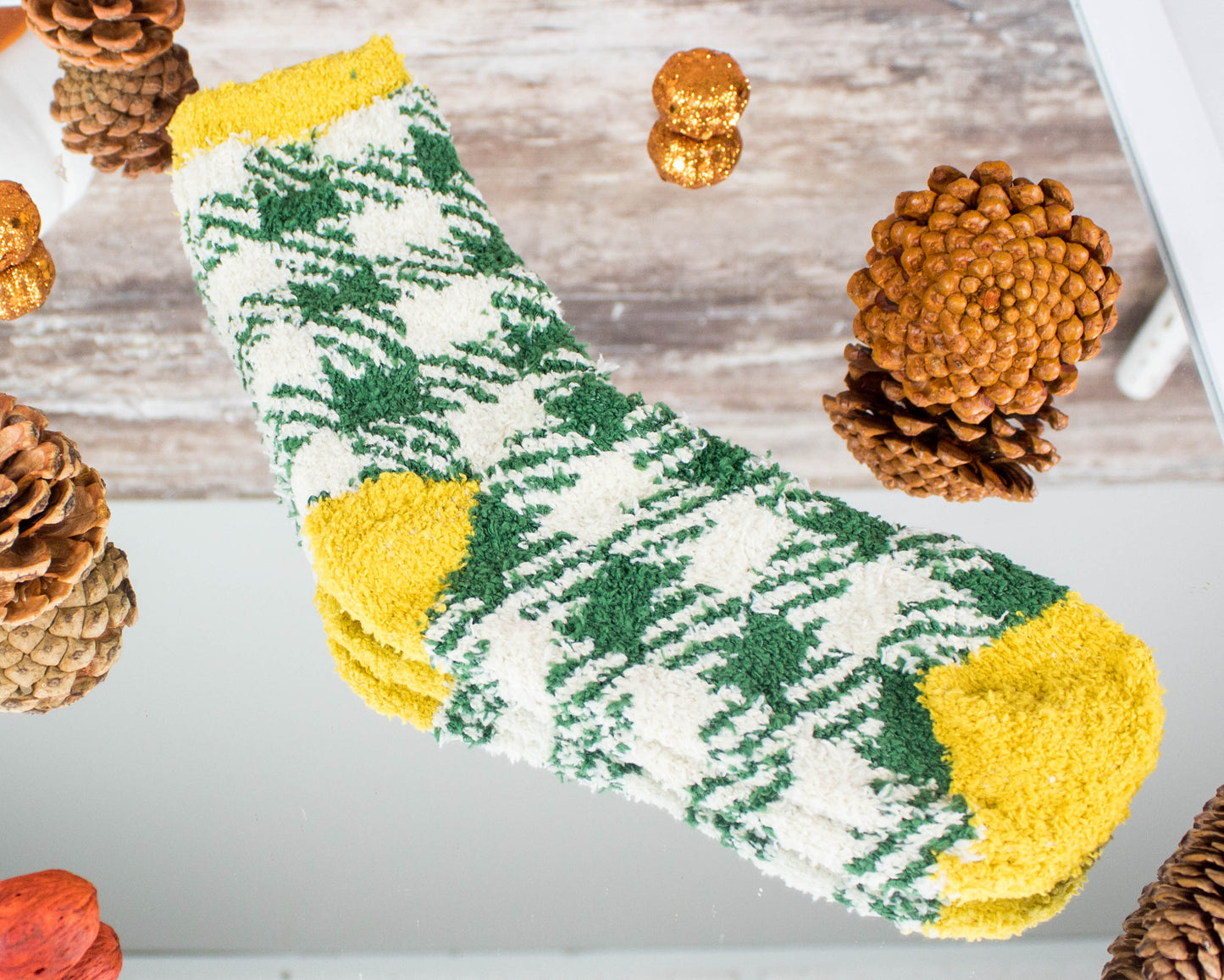 Buffalo Roam - Plaid Mini Crew Socks