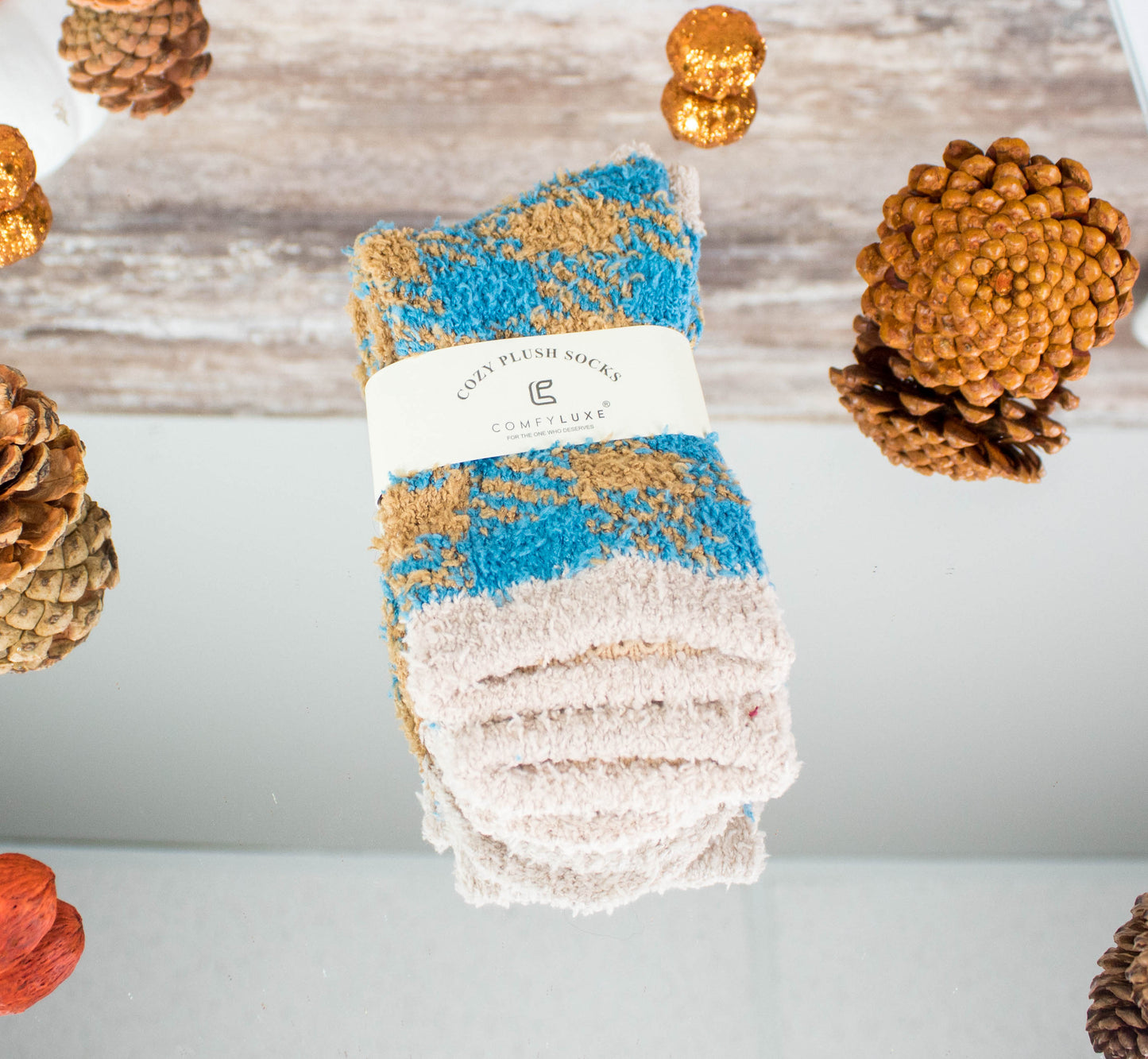 Buffalo Roam - Plaid Mini Crew Socks