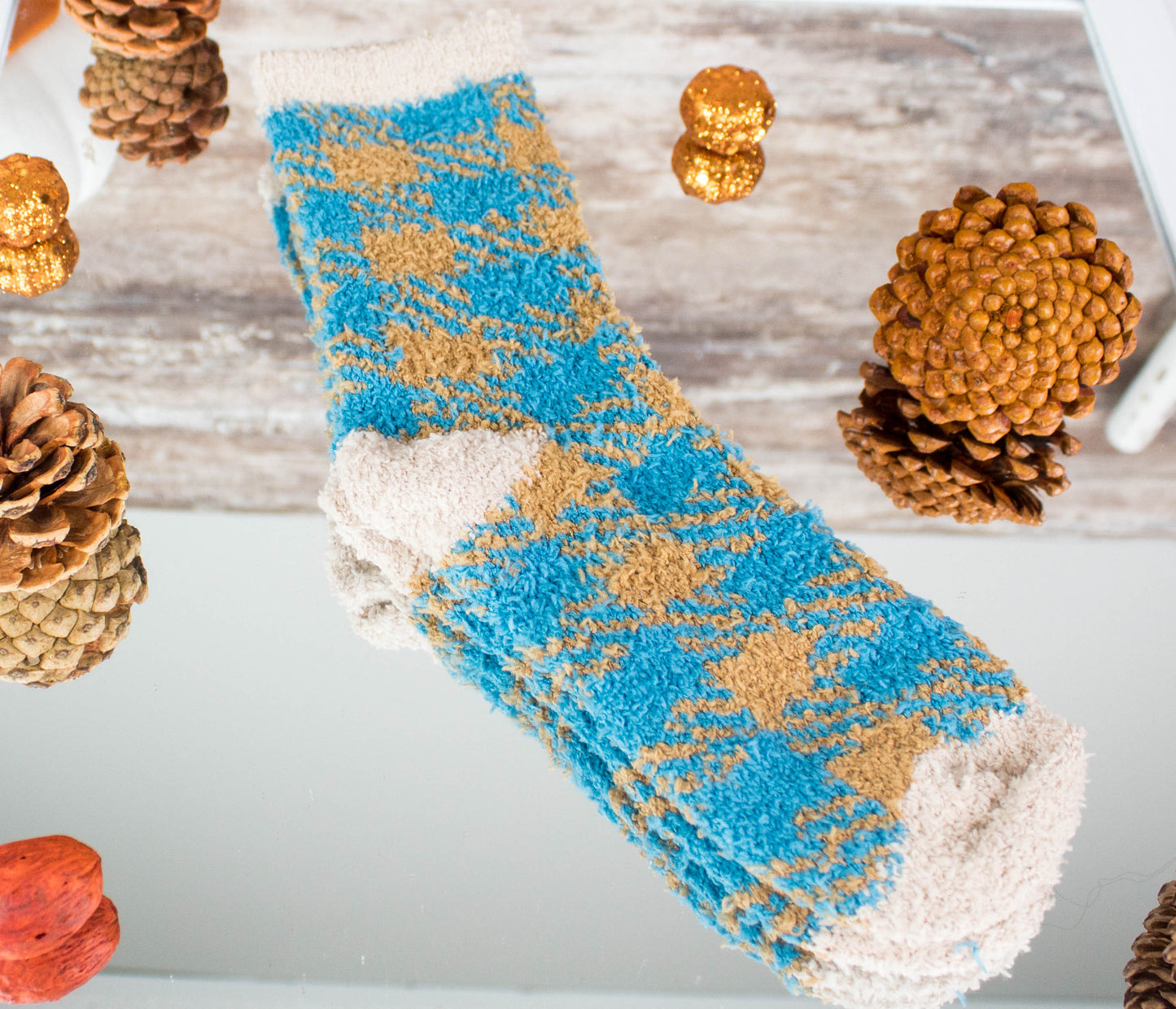 Buffalo Roam - Plaid Mini Crew Socks