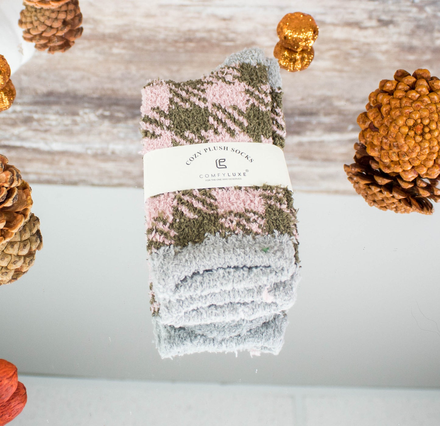 Buffalo Roam - Plaid Mini Crew Socks