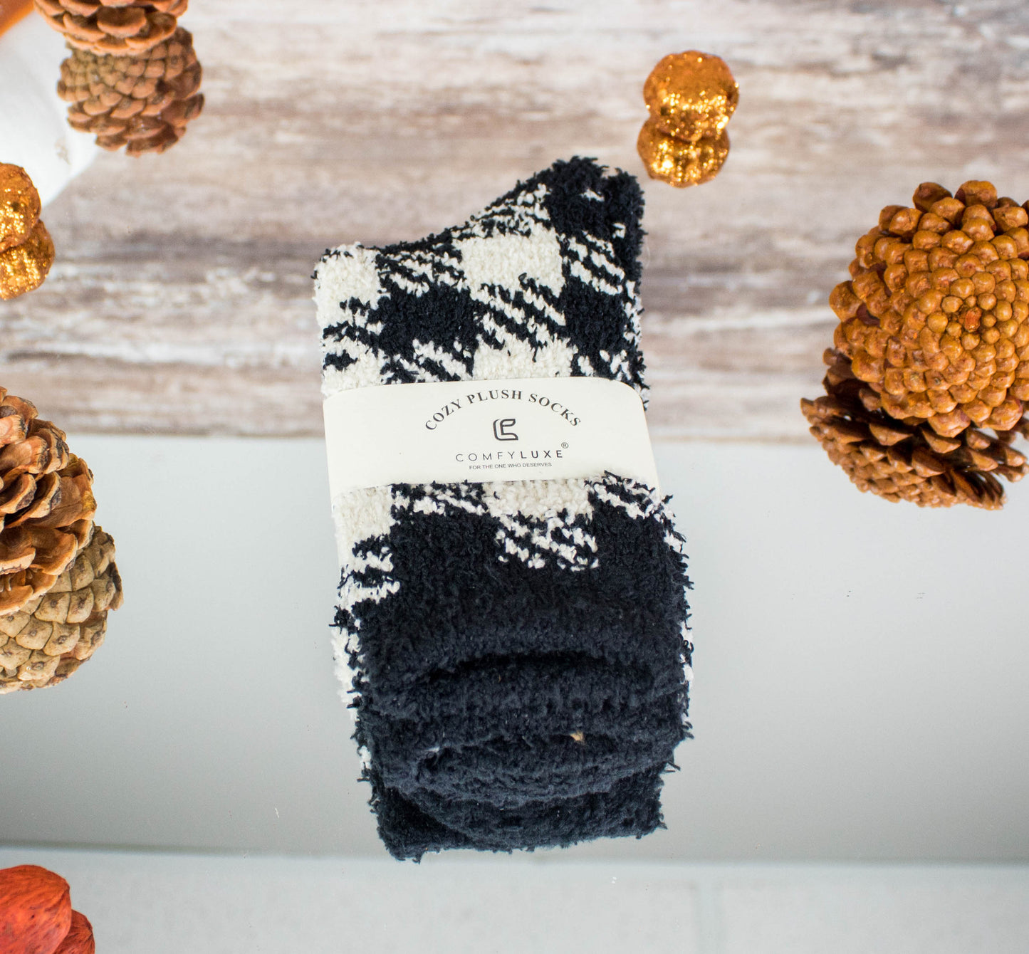 Buffalo Roam - Plaid Mini Crew Socks