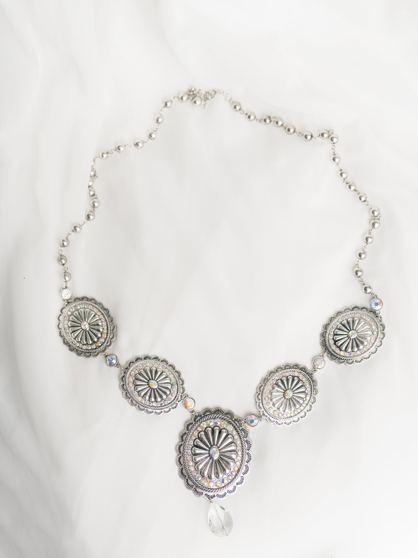 Concho Statement Necklace Set